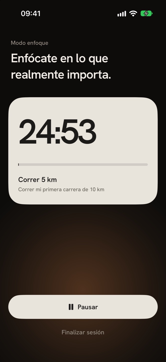 Modo enfoque